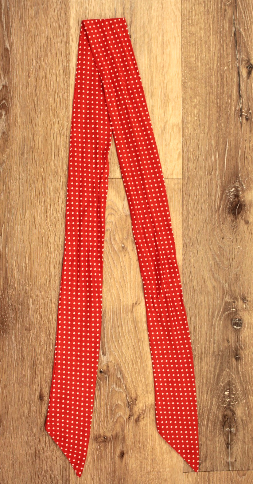 VTG Women’s 70s White & Red Polka Dot Wide Leg / Palazzo Jumpsuit XS 1970s PBJ