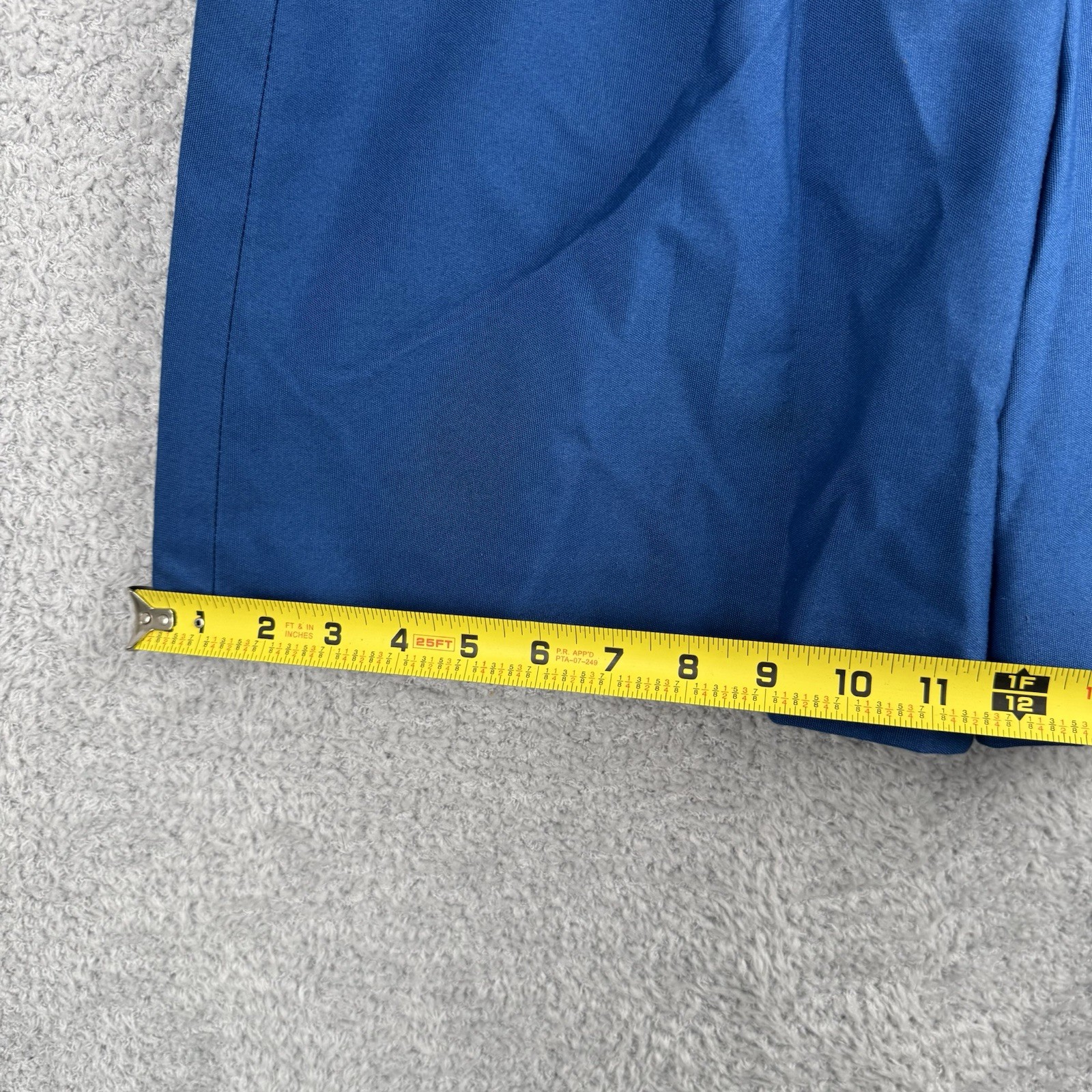 Vintage 60s Women’s Scooter Skort Shorts Blue Pockets Size 12