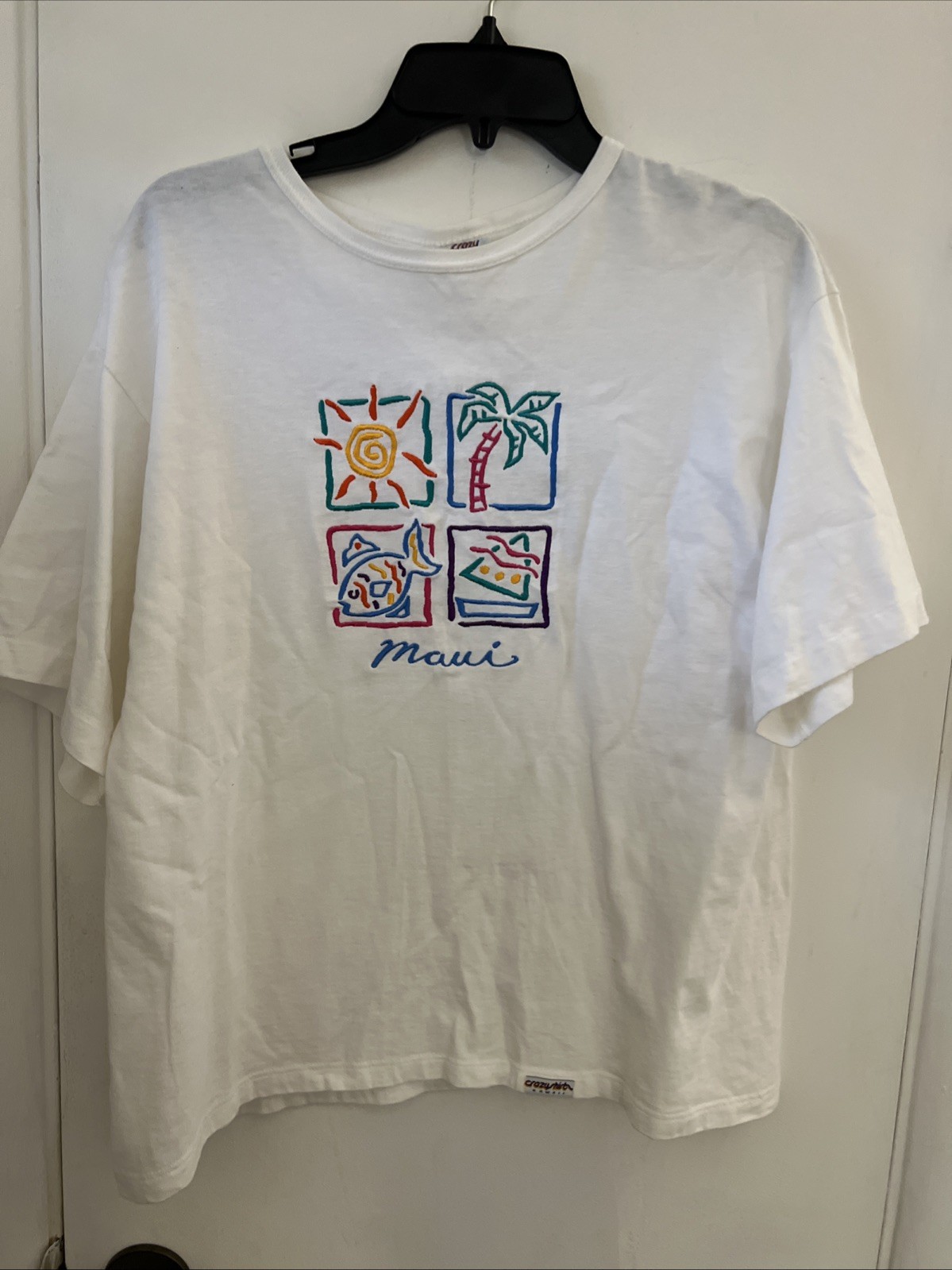 vtg crazy shirt hawaii Women’s L White Maui New Without Tag