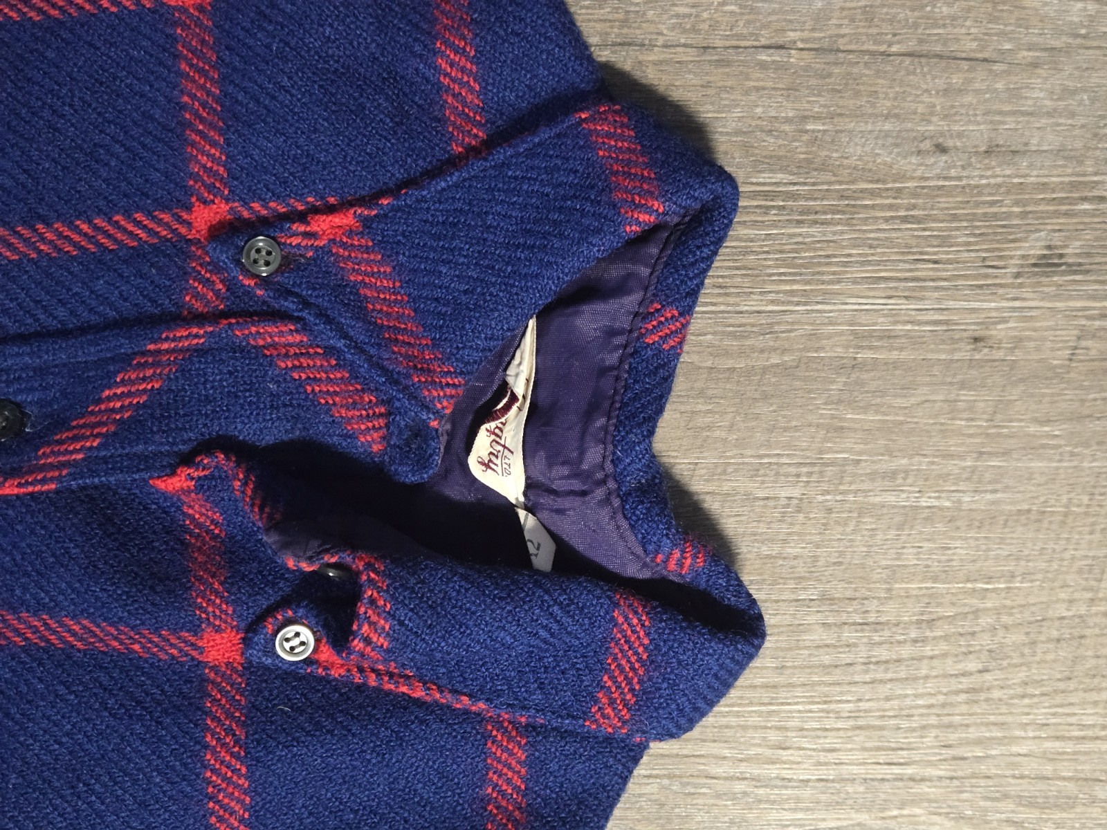 Vintage 1970s Langtry Women’s Plaid Shirt Dress Size 11/12 Long Sleeve Button Up
