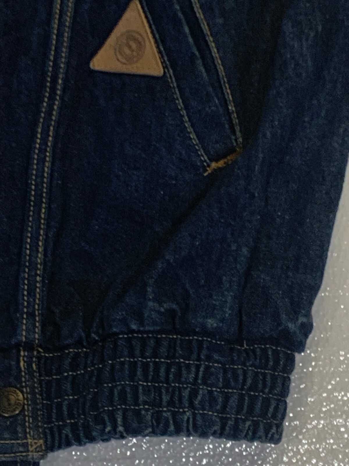 Vintage 80s Jou Jou Denim Motorcycle Biker Retro Women’s Jean Jacket Sz. M