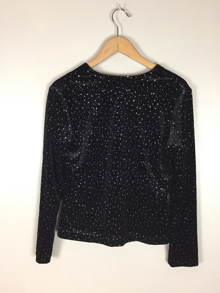 Scott McClintock Vintage Velvet Jacket With Sparkles, Size L