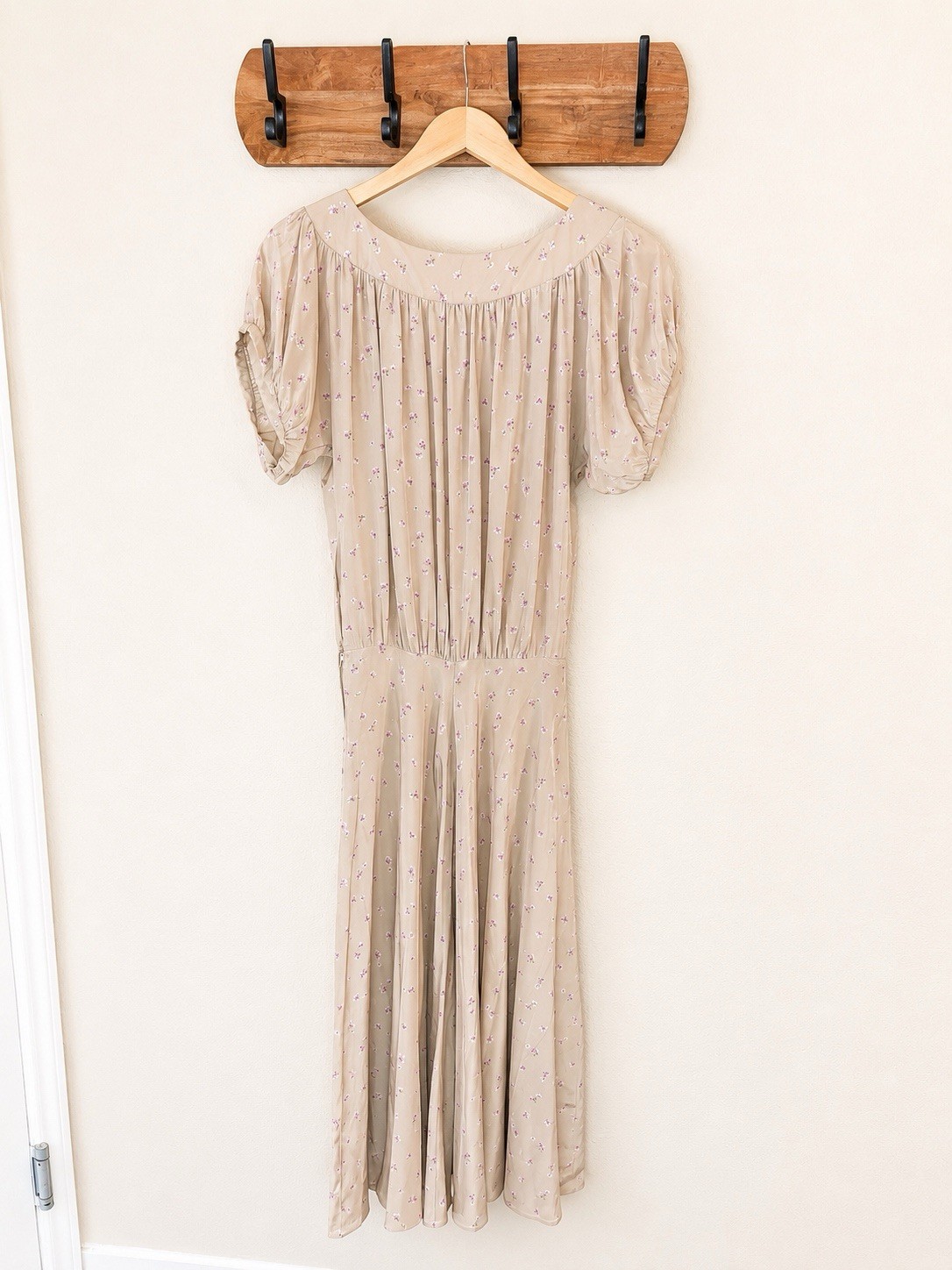 Vintage Cacharel Floral Silk Dress XS/Small