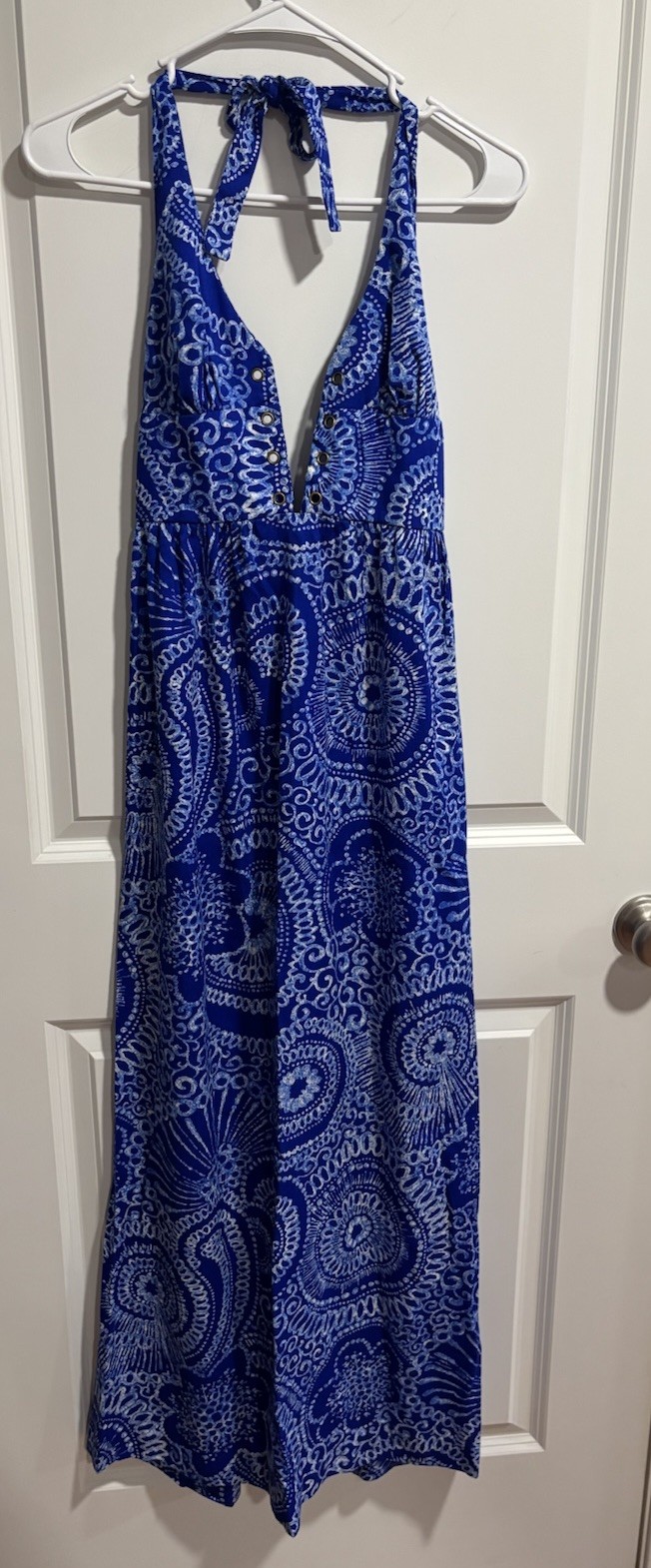 Vintage Dress by 70’s High Tide California Sz 9/10 Blue