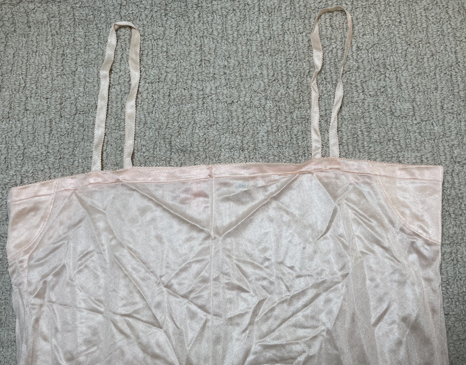 Vintage 20s 30s Pink Short Full Slip 38 Best & Co