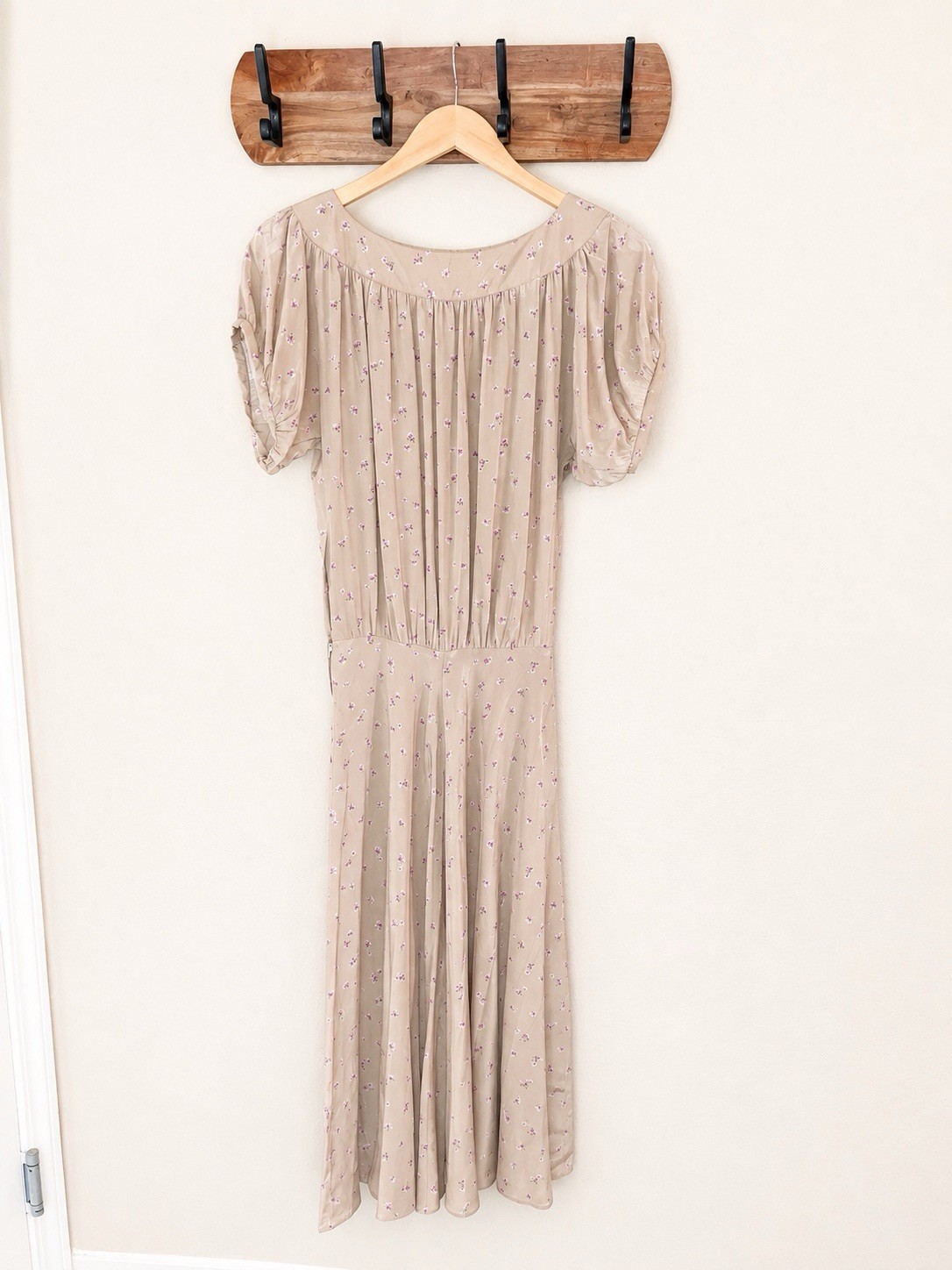 Vintage Cacharel Floral Silk Dress XS/Small