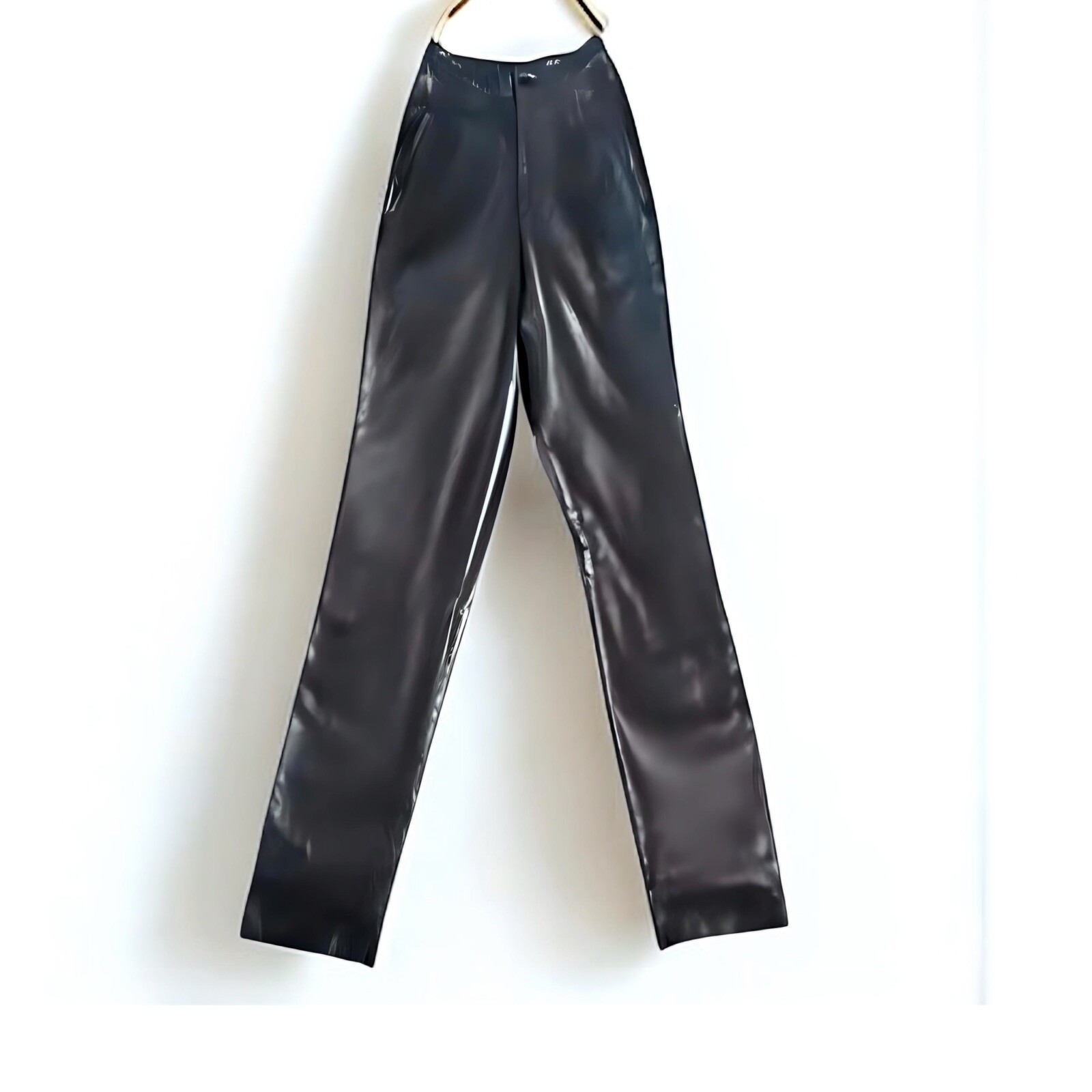 Siena Black Leather High Waist Size 6 Butter Soft Pants Vintage 1990’s
