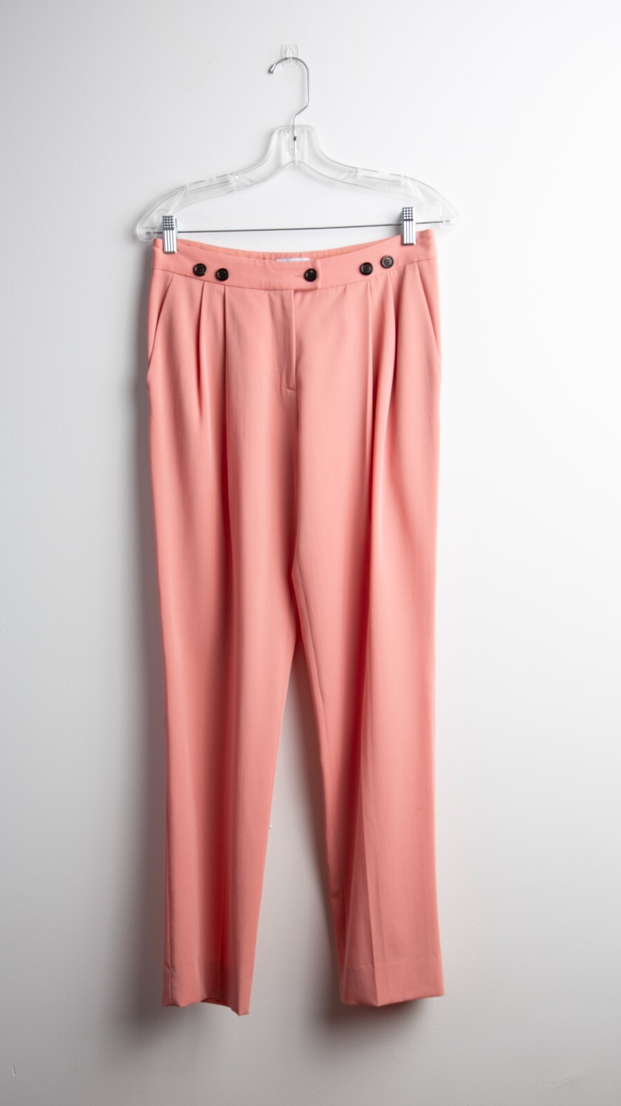 Moschino Cheap And Chic Pink Pants With Suspender Buttons