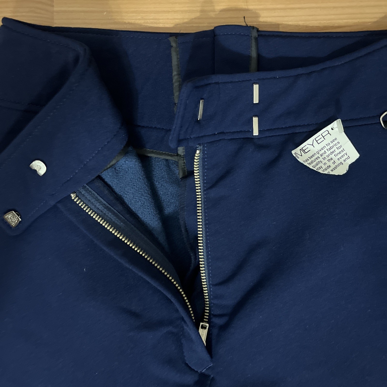 Vintage OBERMEYER RN 37037 COURTNEY LADIES 12R Lined snow pants Blue NWT