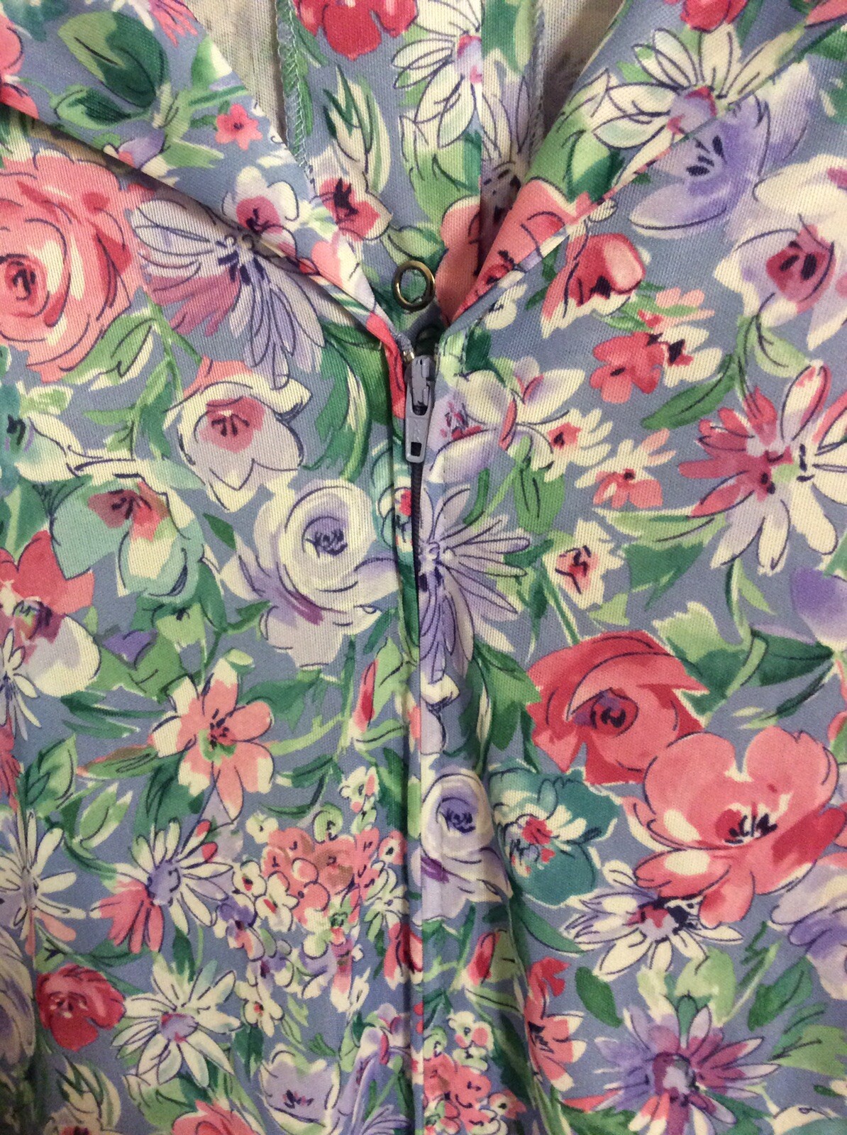 Vintage Ina Carol Secretary House Dress 3X Floral Multi-color