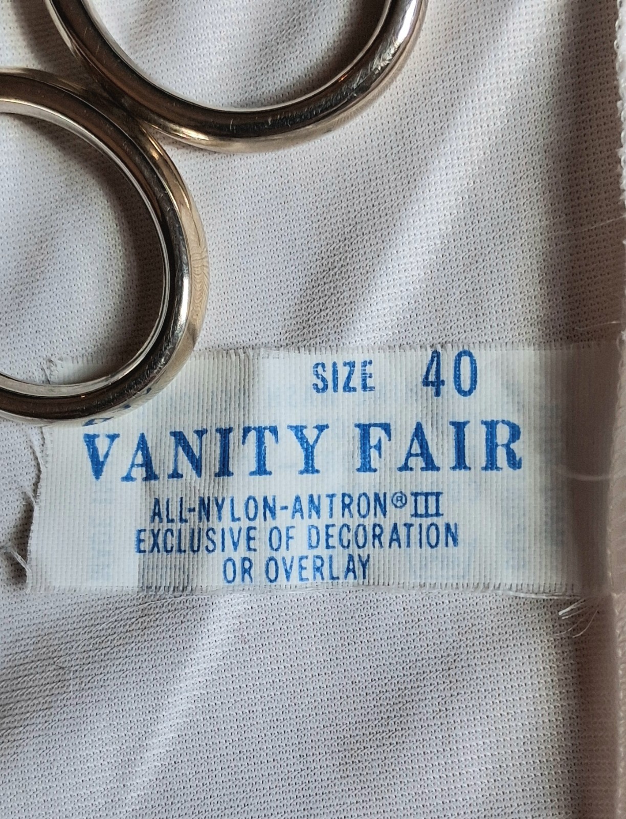 Vintage 1970s Vanity Fair White Lacy Romantic Cottagecore Coquette Slip Dress