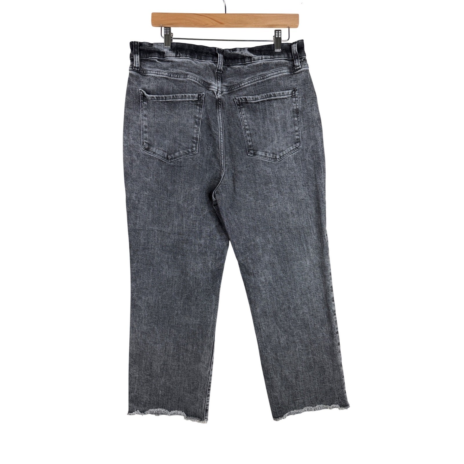 ANA Highest Rise Vintage Straight Jeans size 12 Black