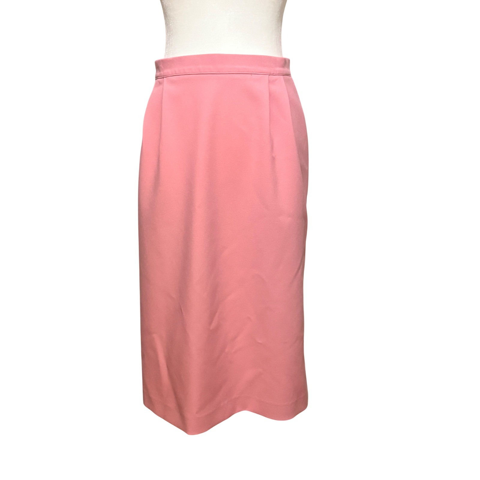 VTG Nikki Southern Pink Cream Floral Embroidered Sweater & Midi Skirt Set XL 18