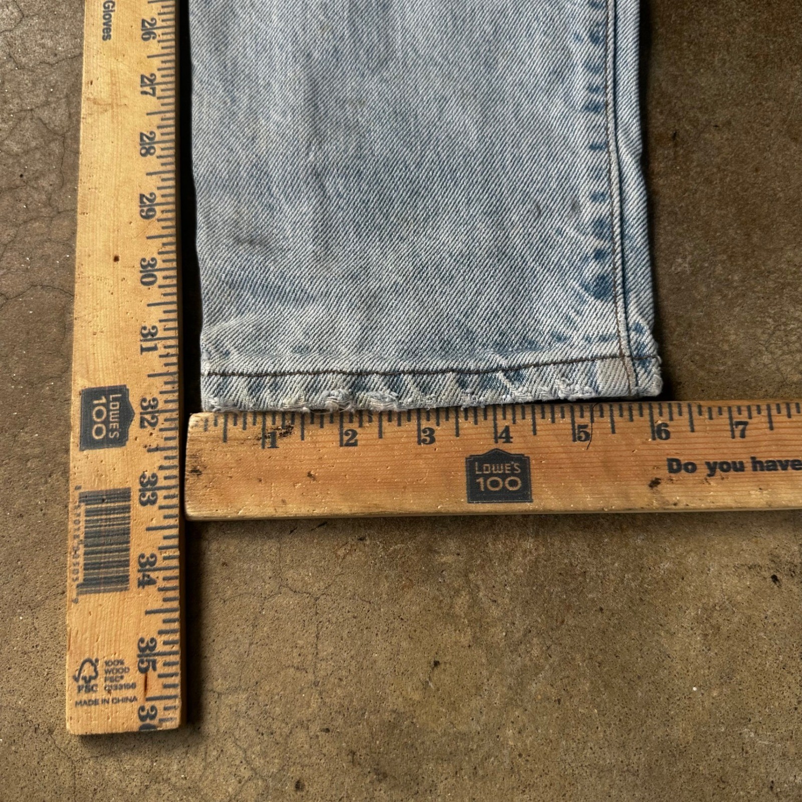 Levi’s 900 Series Jeans Mens 26×31.5 Light Wash Fair Vintage Straight Leg Denim
