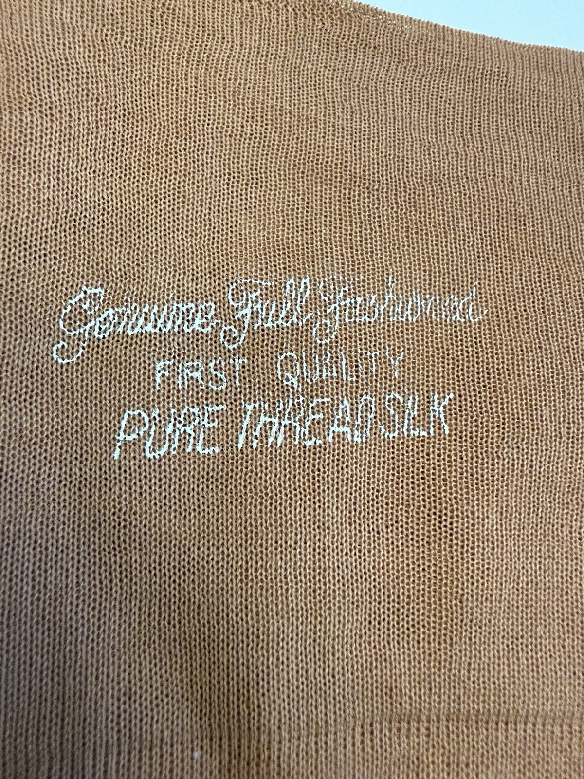 Vintage Genuine Full Fashion Pure Thread Silk