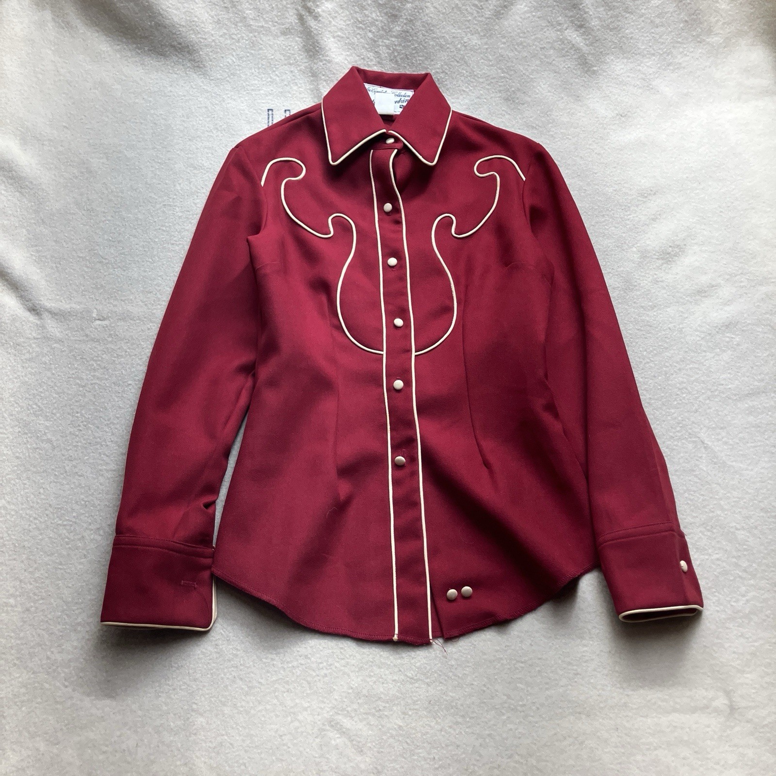 Vintage 70s Ranchwear Western Shirt Women’s 10 Small Dickson Jenkins Embroidered