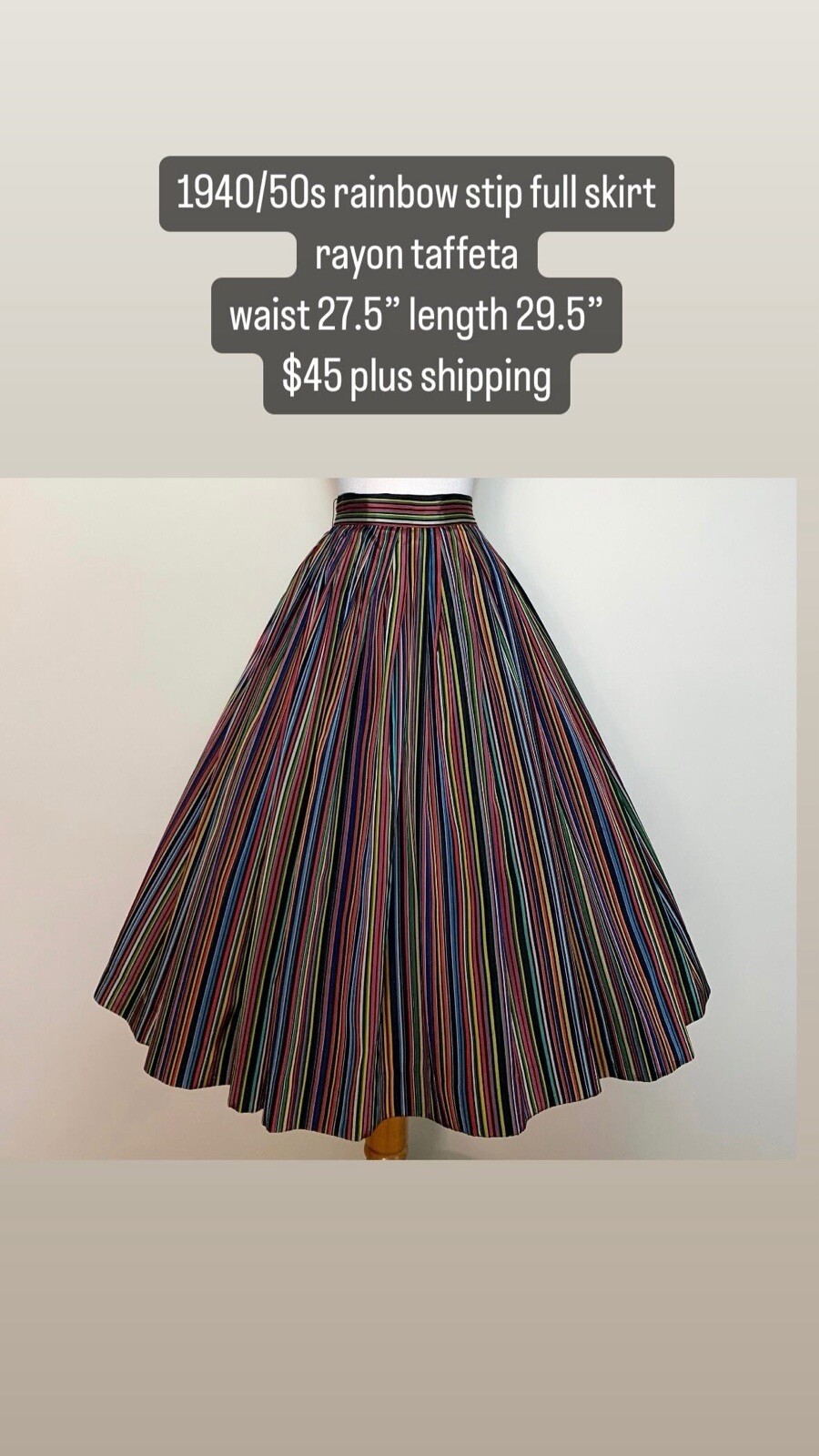 Vintage 1930s 1940s 1950s 1970s skirts lot as is