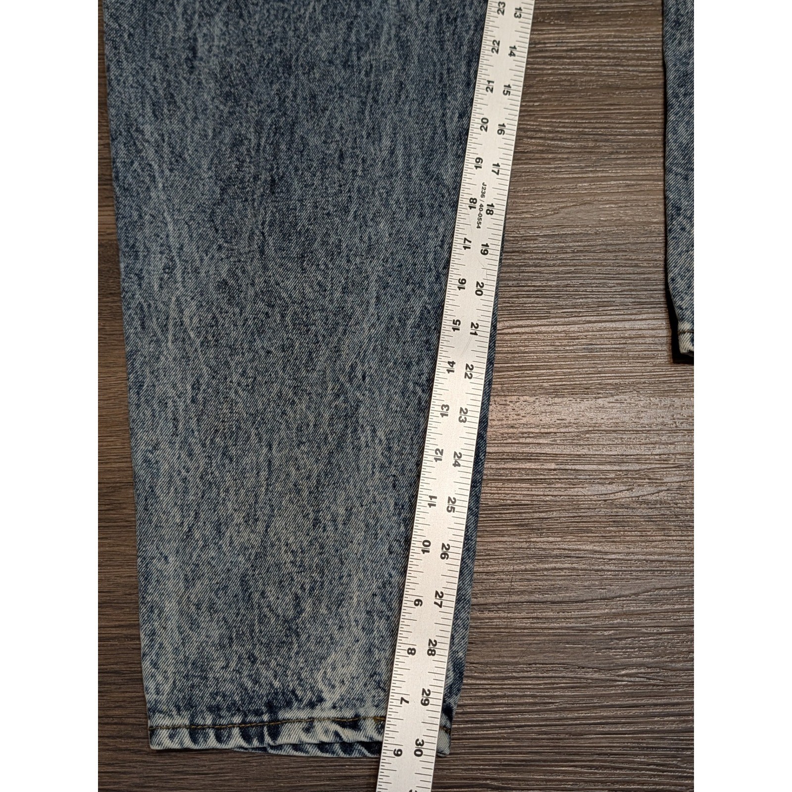 Vintage Jordache High Rise Mom Jeans Blue Acid Wash Pleated Tapered Size 5/6