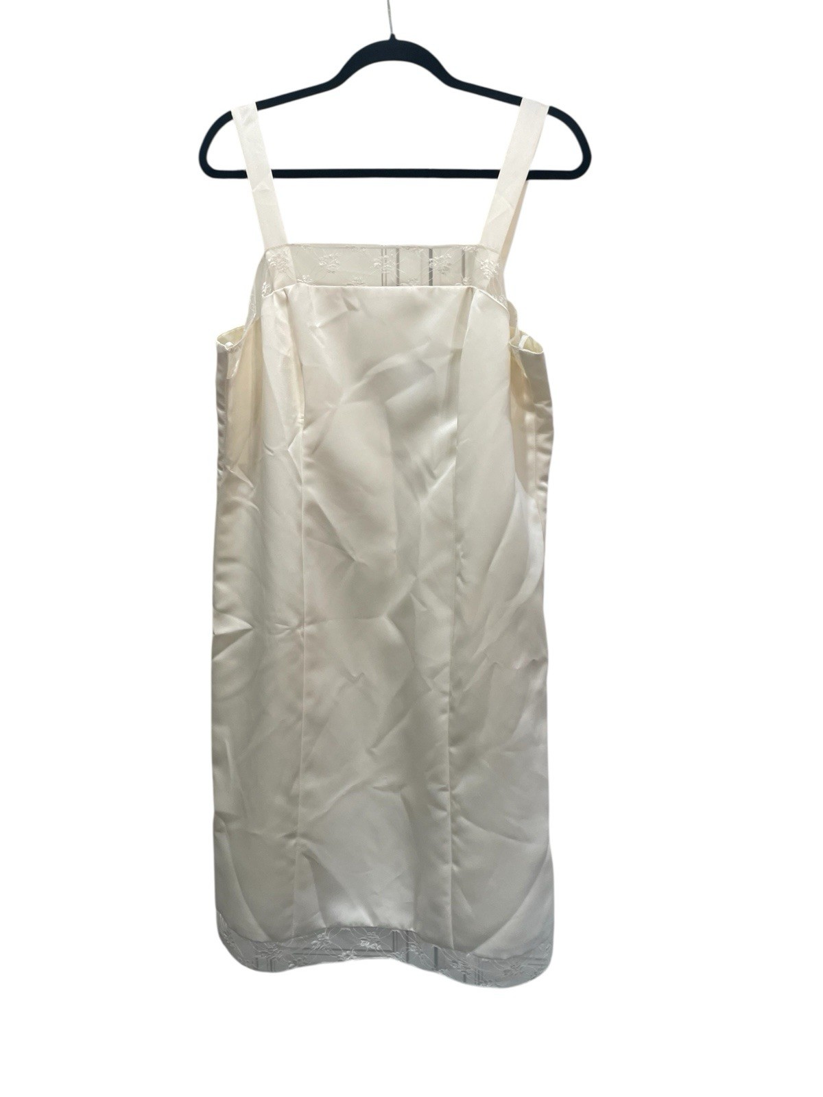 Vintage Onyx Nite By Wendye Chaitin White Ivory Dress & Overcoat Sz 16 NWT