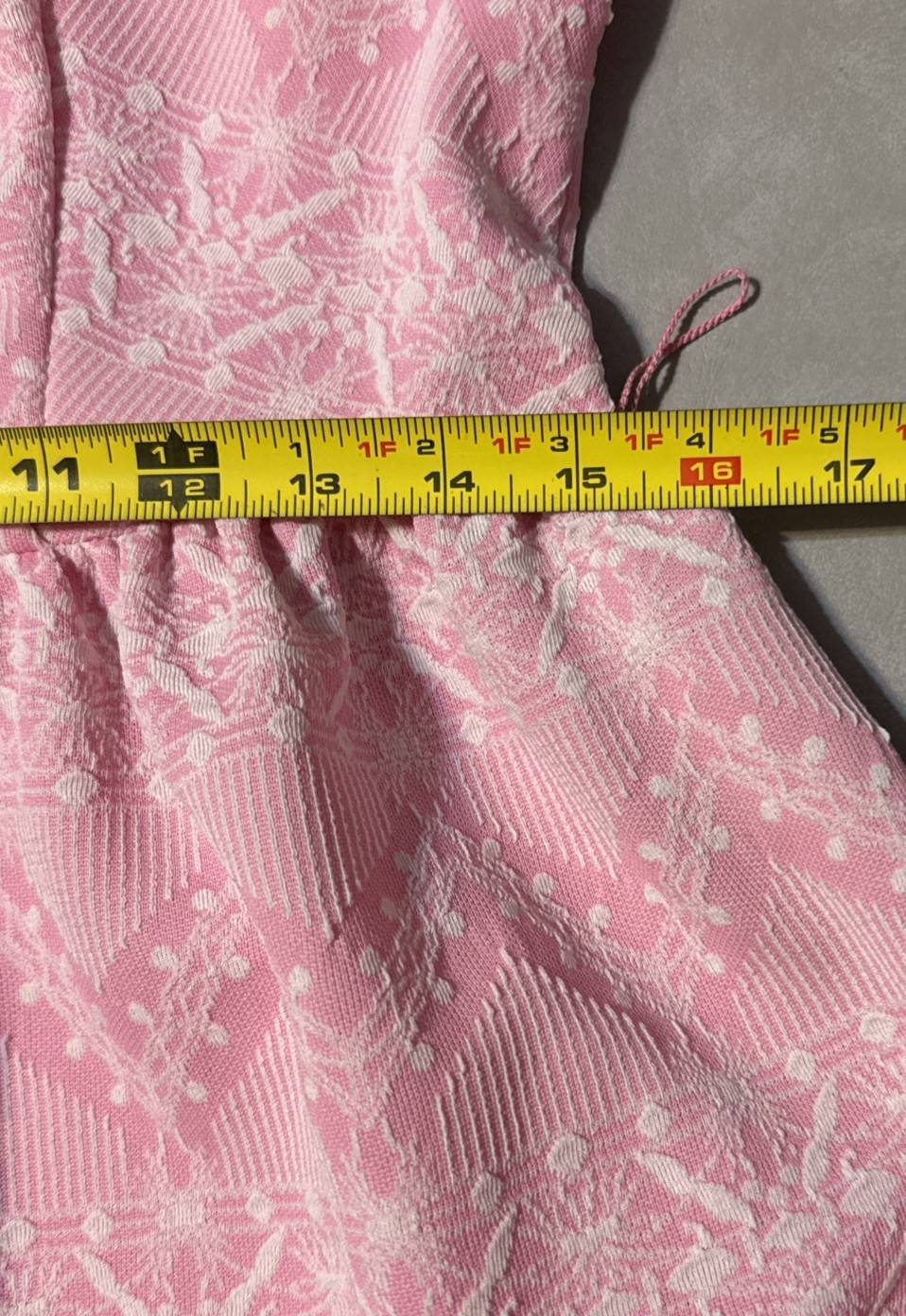 Vintage Women’s Toni Todd Pink Textured Sleeveless Formal Maxi Dress With Belt
