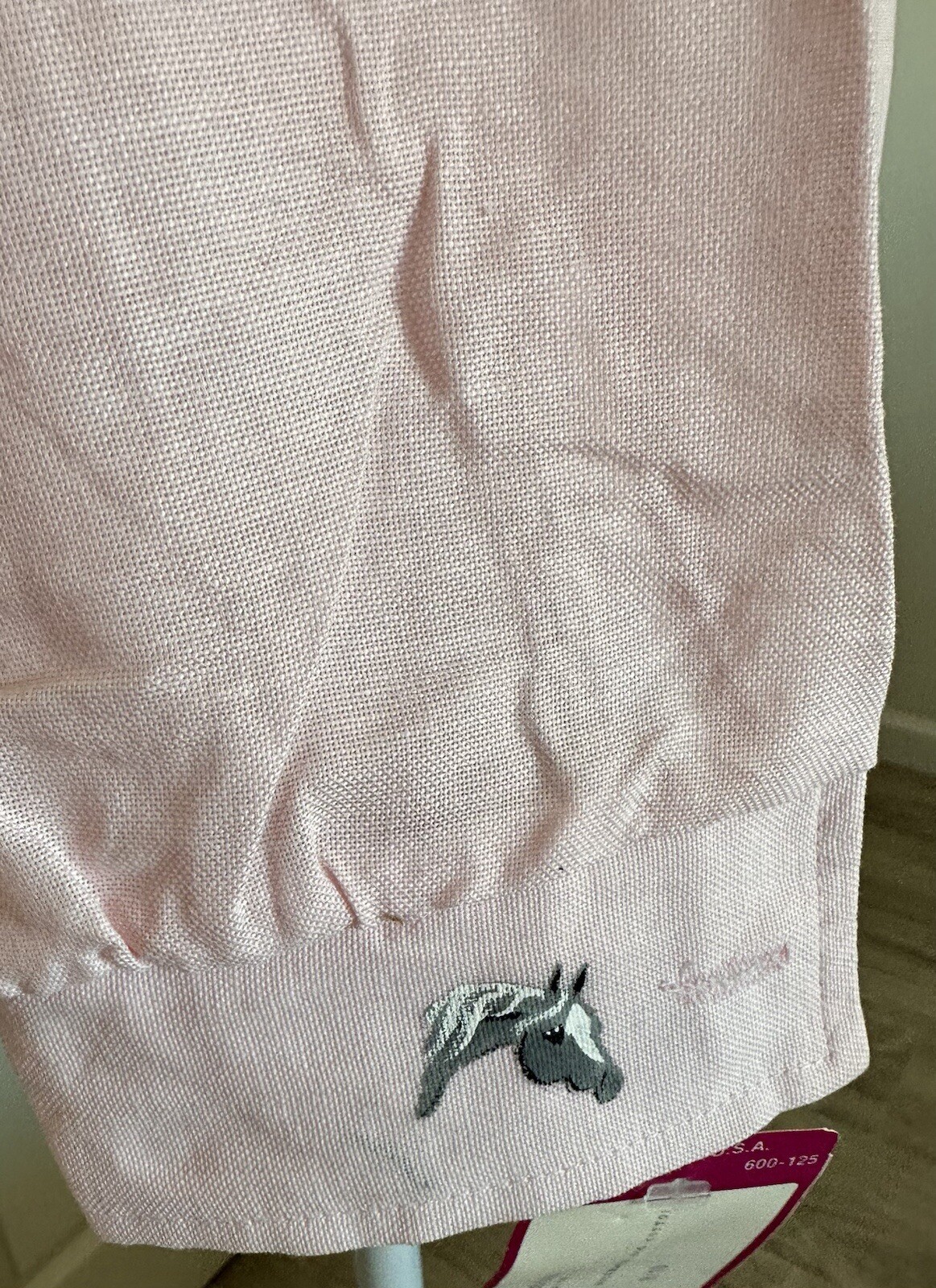 Vtg DEE CEE For Gals Pink Western LS Shirt Womens Horse Button Down Sz Small NWT