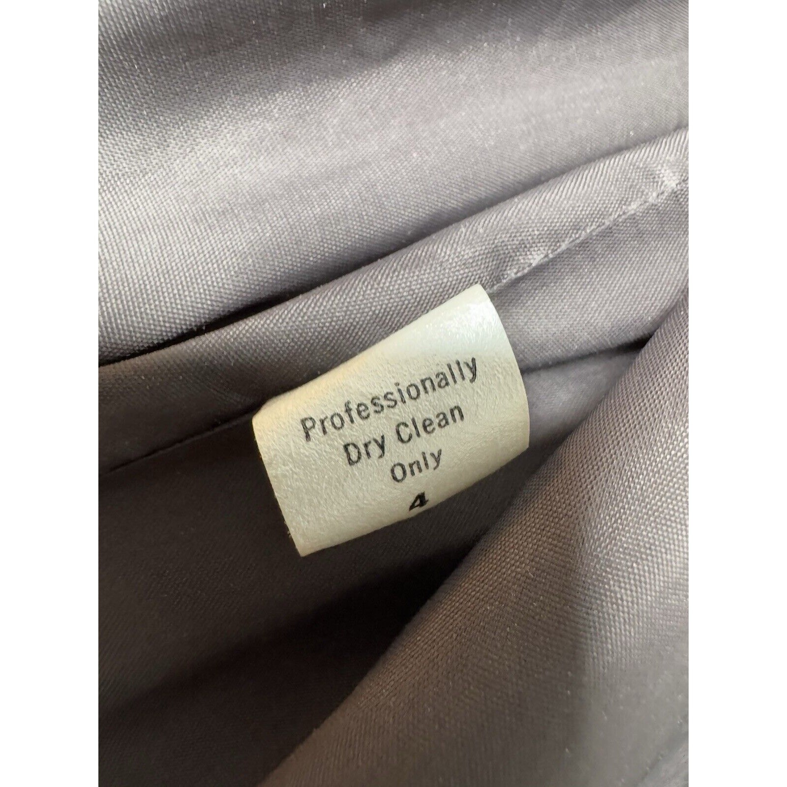 Vintage William Pearson Size 4 Wool Coat Button Jacket Long Peacoat Magnin Grey