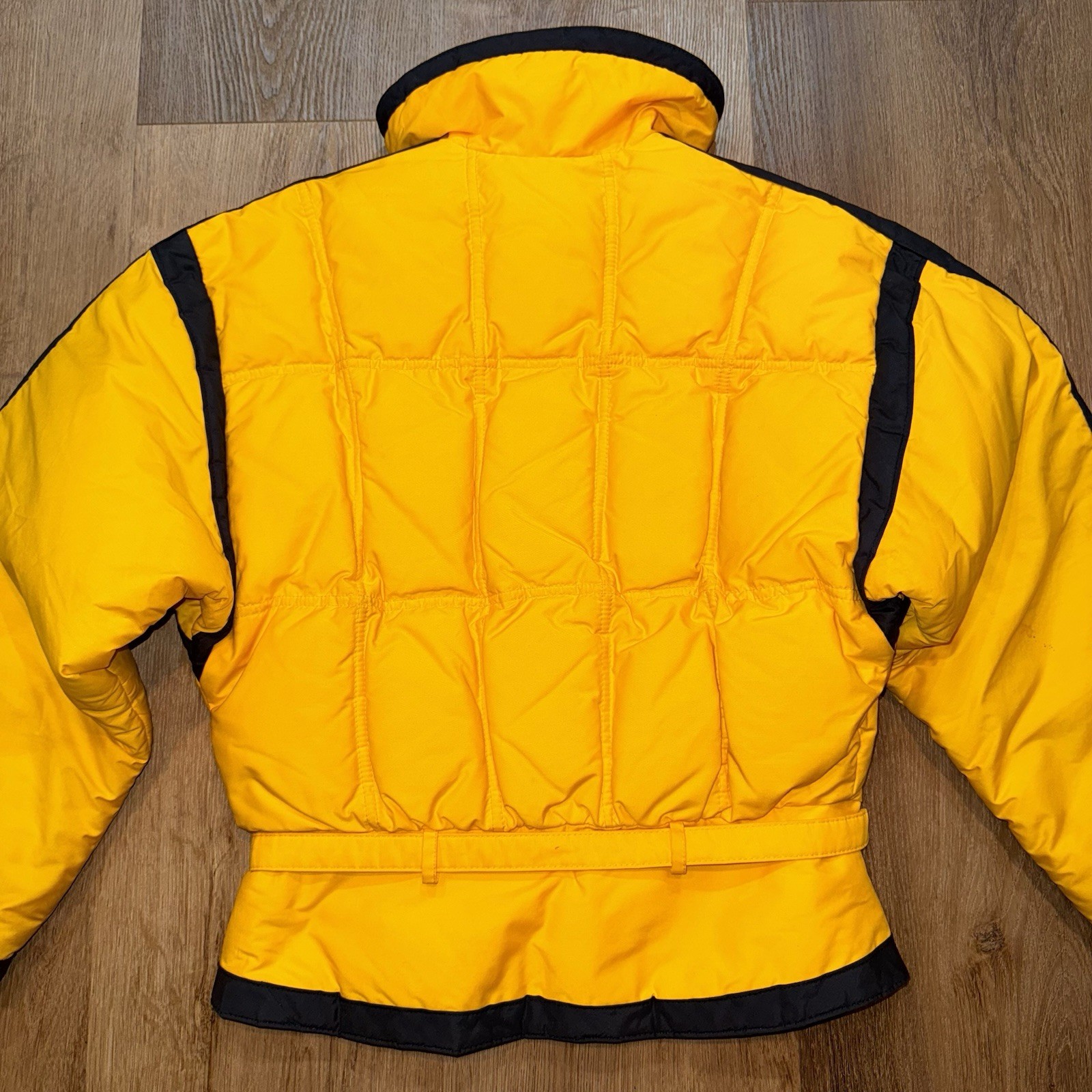 Vtg 70s 80s Roffe Ski Jacket Duck Down Fill Apres Snow Bunny Coat Womens Medium