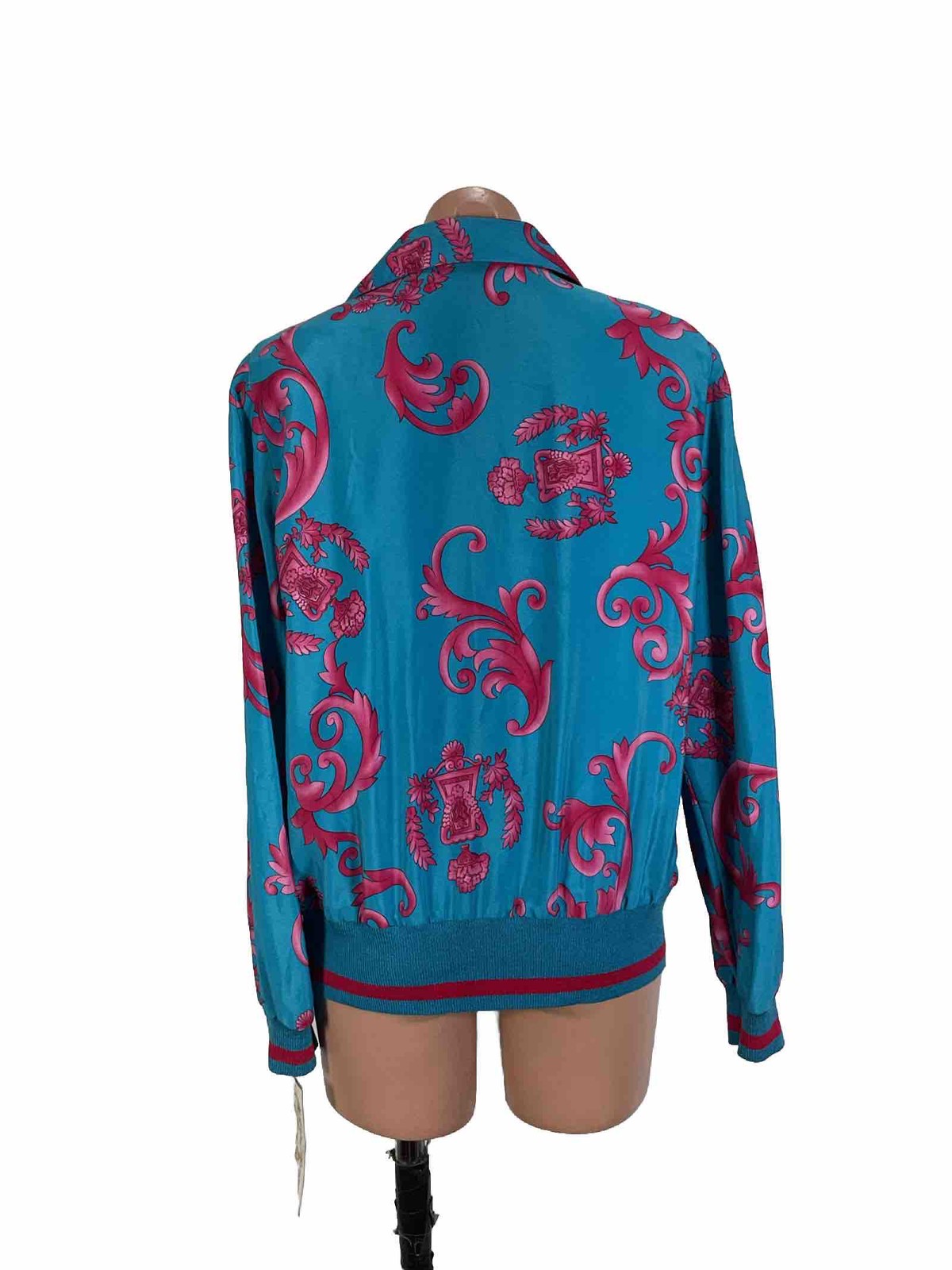 Vintage Philippe Marques Women’s Dopamine Geometric Top 12 Mixed Textile NWT