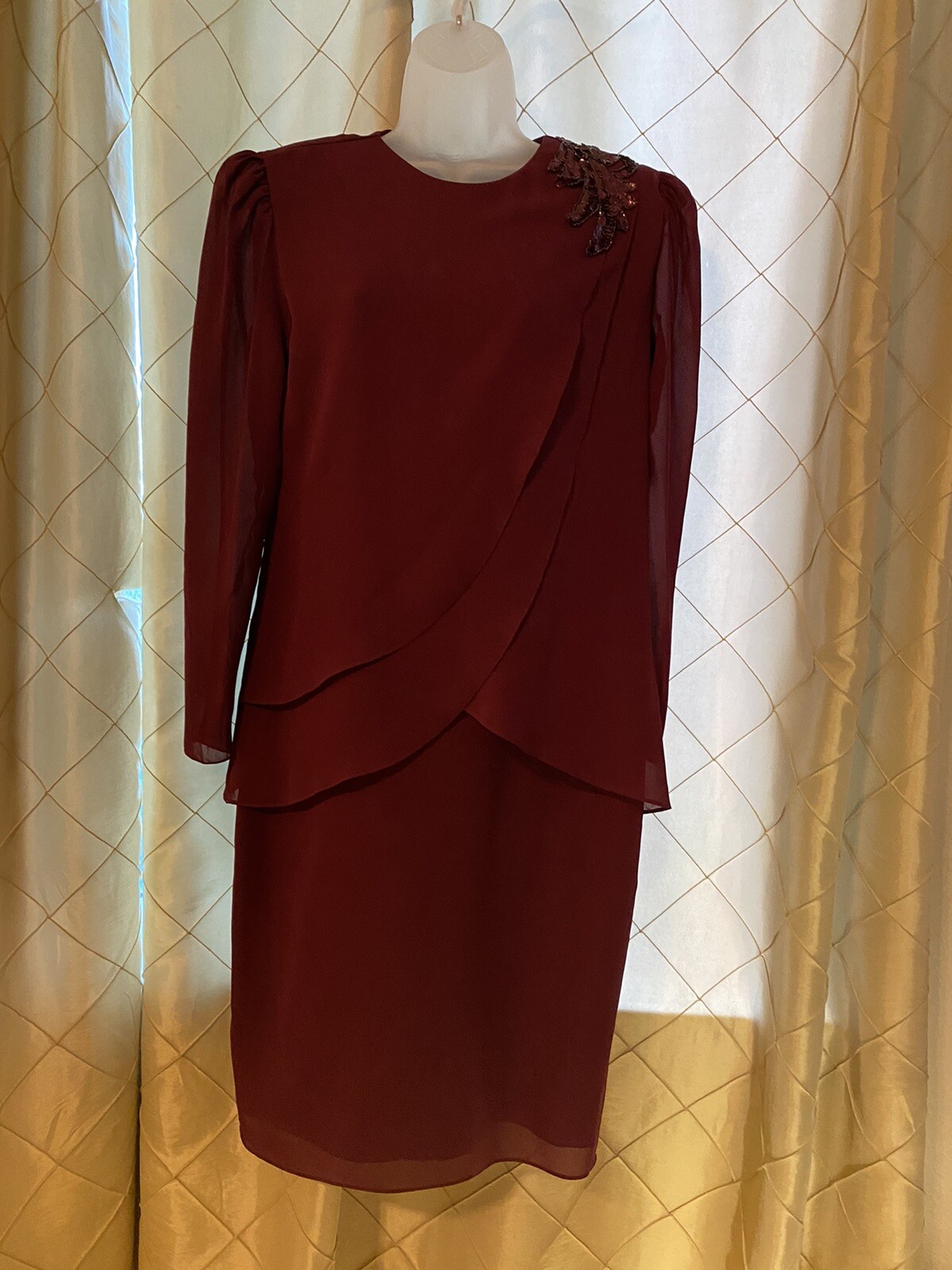 Vintage Patri Mother of the Bride Dress Made in USA Size 8
