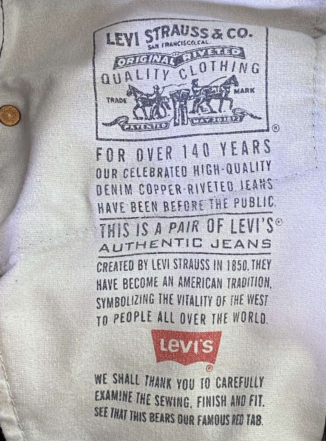 Levis 551 (Size 12 MED Womens) Relaxed Fit, Tapered Leg Black Cotton Denim Jeans