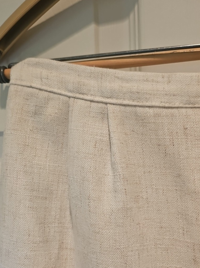 Vintage Skirt Sears Below Knee Pleated Union USA Made No Size Pockets! Read
