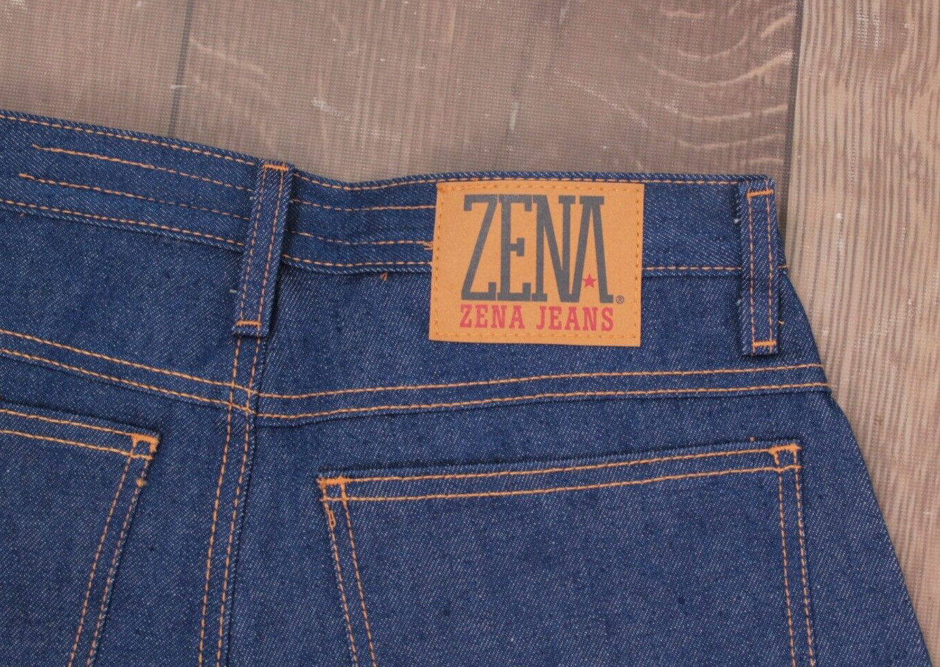 VTG Women’s 80s 90s NOS ZENA Jeans Sz 30″ 1980s 1990s Dark Wash High Waist