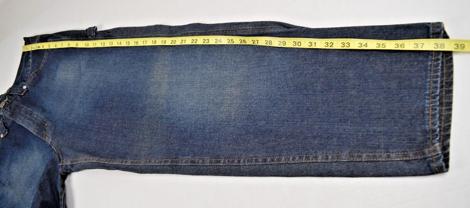 Vintage Jeans Lee Riveted W30 L28 90s Blue Painter Style Relaxed Fit Made USA