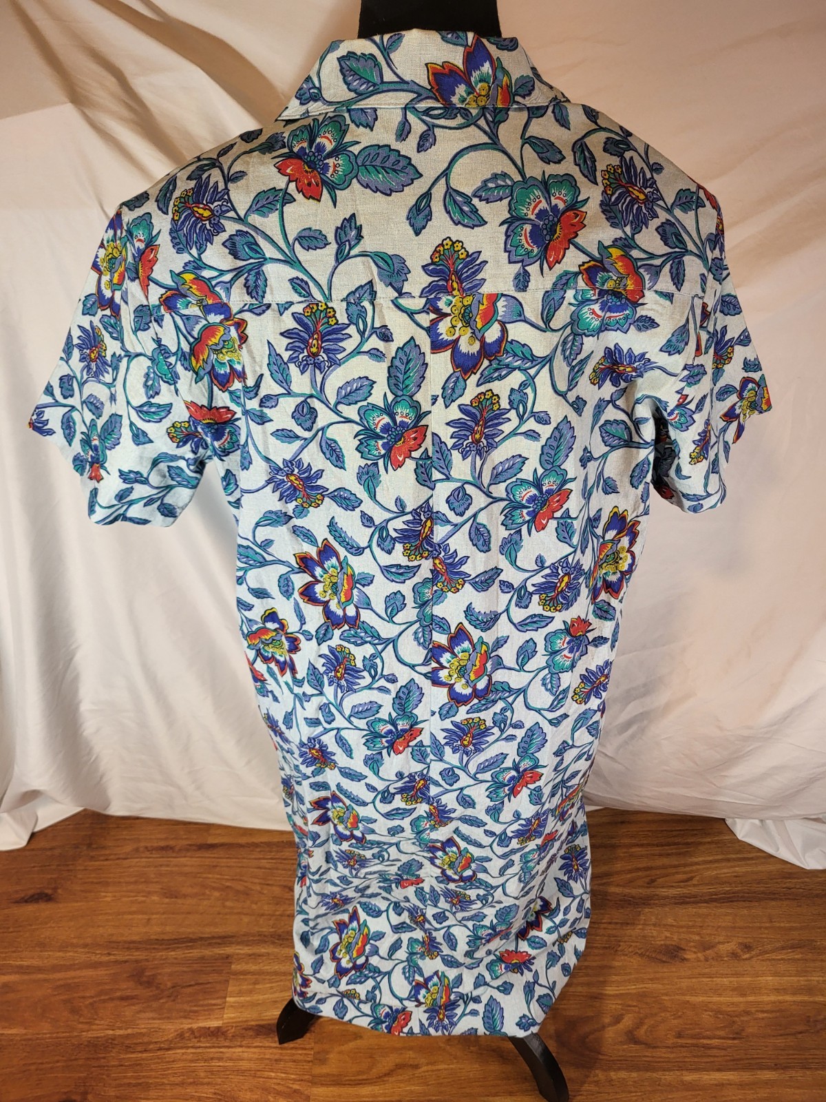 Vintage Carroll Reed Womens Size 12 Floral Midi Long Prairie Dress Cottage Core