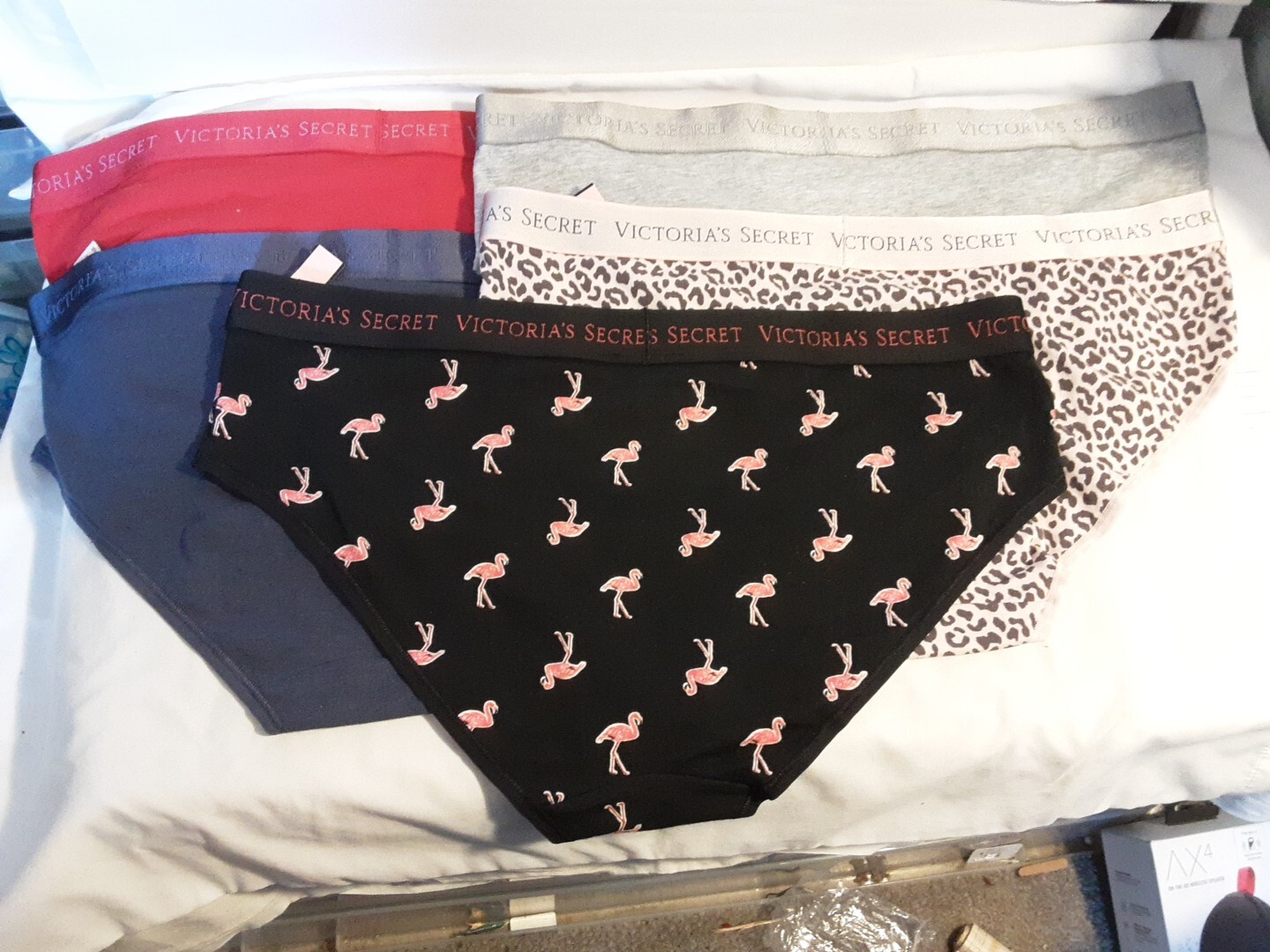 Lot of 5 Victoria’s Secret Hiphugger Cotton/Modal Panties Underwear Size XL