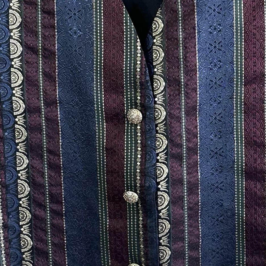 Anxiety Vintage 90s Satin Classic Formal Vest Womes 18/20
