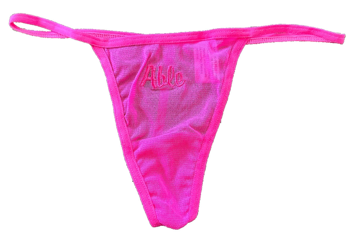 VINTAGE Y2K „Able” Pink Thong G-String Panties Small / 5