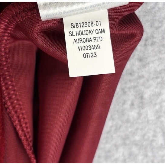 Old Navy Red Velvet Dress L Square Neck Fit Flare Sleeveless Skater Pockets