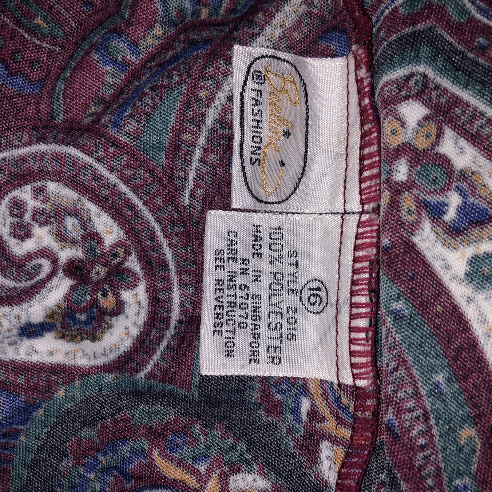 Vintage 60s 70s Bee Skirt Beeline Fashions Women’s Size 16 Floral Multi Color