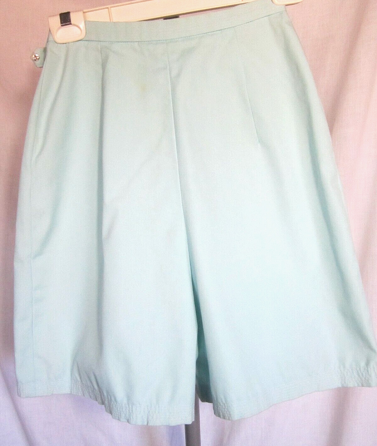 Vintage 60s MCM Mod Gogo Scooter Skort Shorts Mini Skirt Culottes 10 Koret Calif