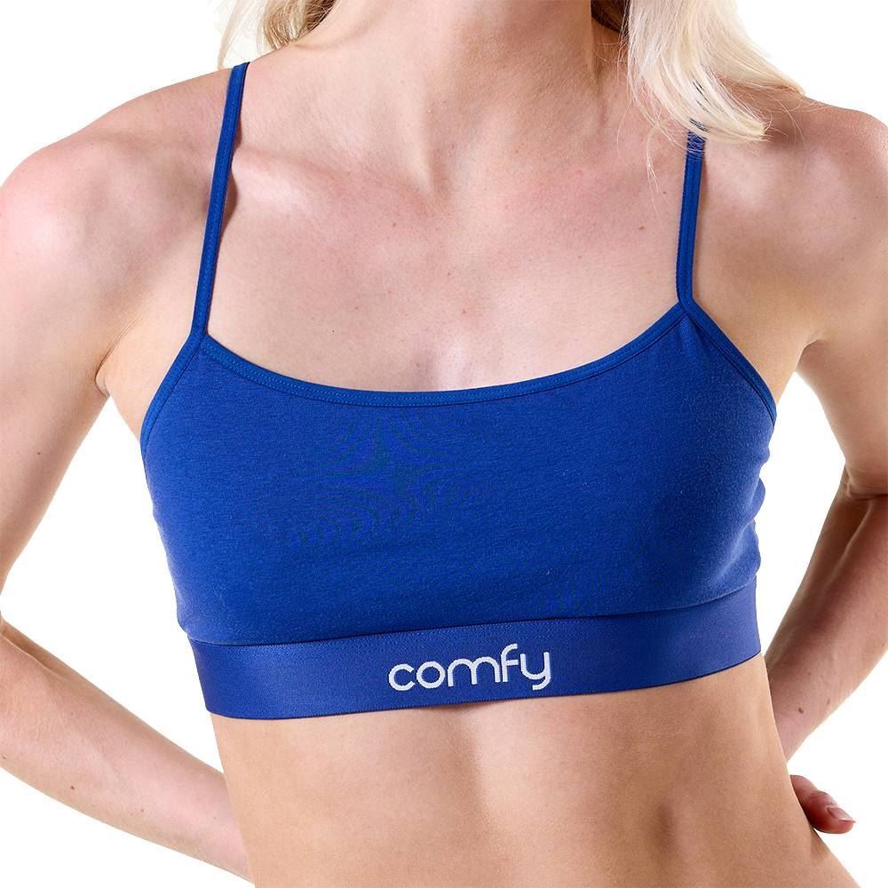 Comfyballs Womens Comfycel Crop Bra – Blue