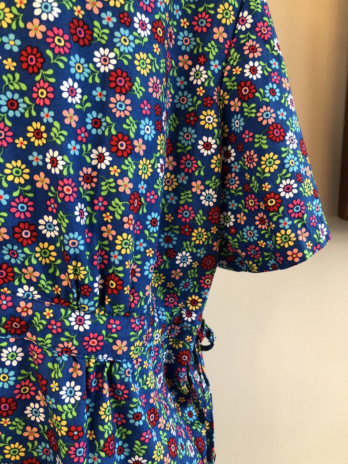 Laura Ashley Vintage 90’s Floral Cotton Tunic Top Size 3XL
