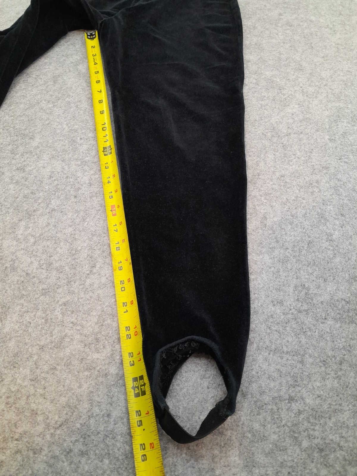 Vintage 80s 90s TapeMeasure Stirrup Pants Women’s Size XS Black Made in USA