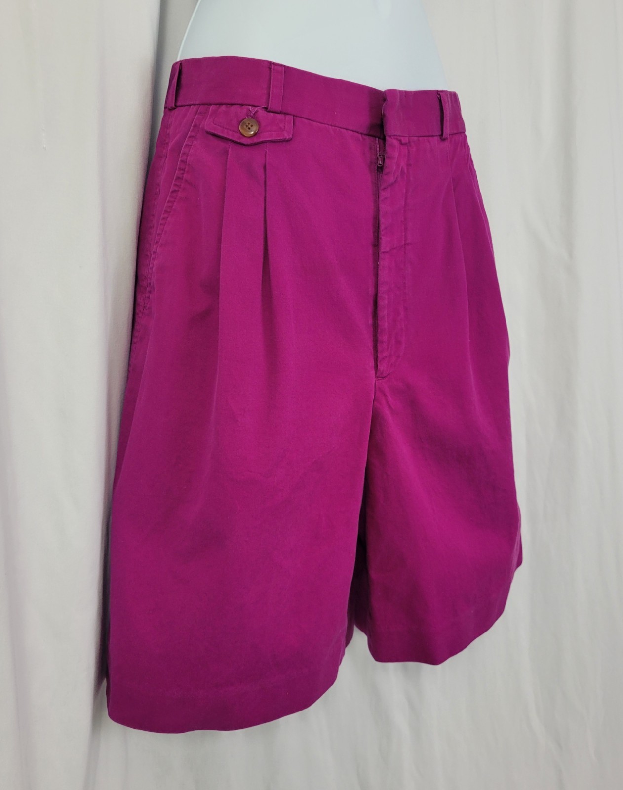 Vintage Stanley Blacker Magenta/Purple Walking Shorts Size 10