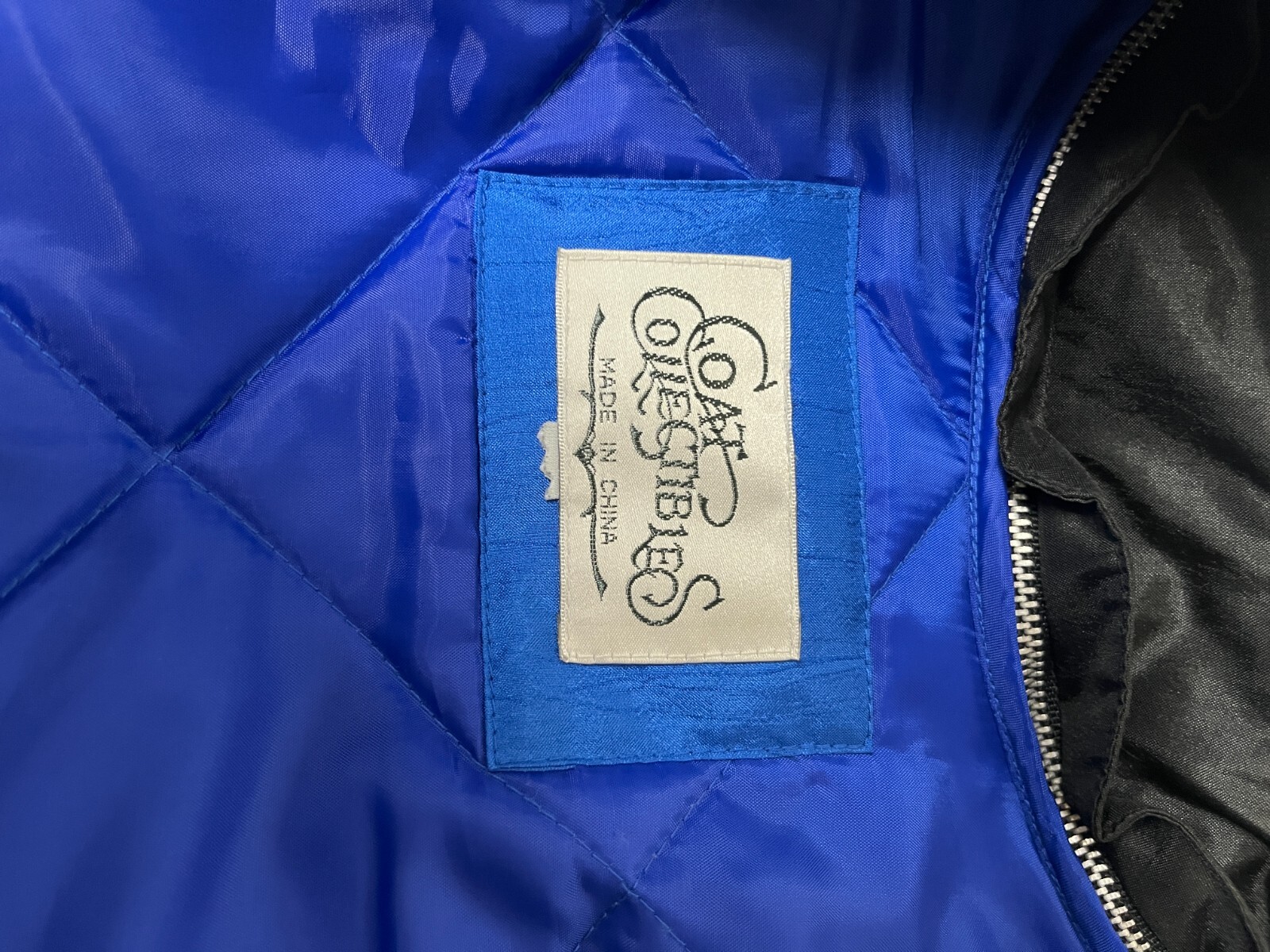 Vintage Raincoat 1980’s Blue Wmn sz 2X Zip Buttons Collar by Coat Collectables