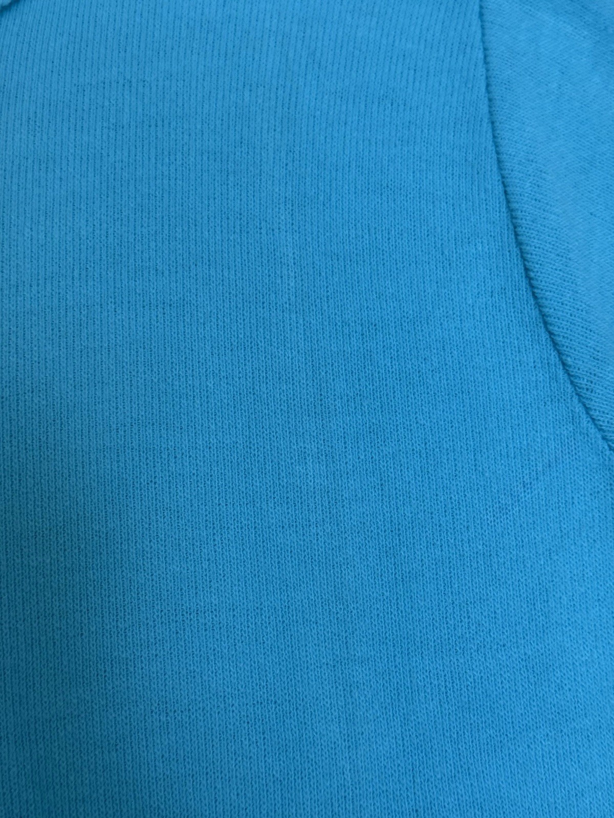 Vintage 60s Turtleneck Sweater Mod Miss Scotch English XS/S Light Blue Zip Back