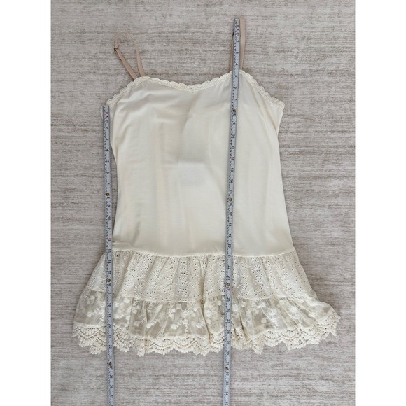 NWT Matilda Jane Spoonful of Sugar Ivory Lace Slip Dress Boho Cottagecore (L)