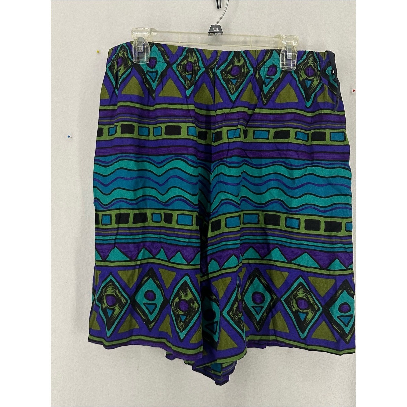 Vintage Lansford II Button Down Shirt & Shorts Set Women’s Size 16 Retro