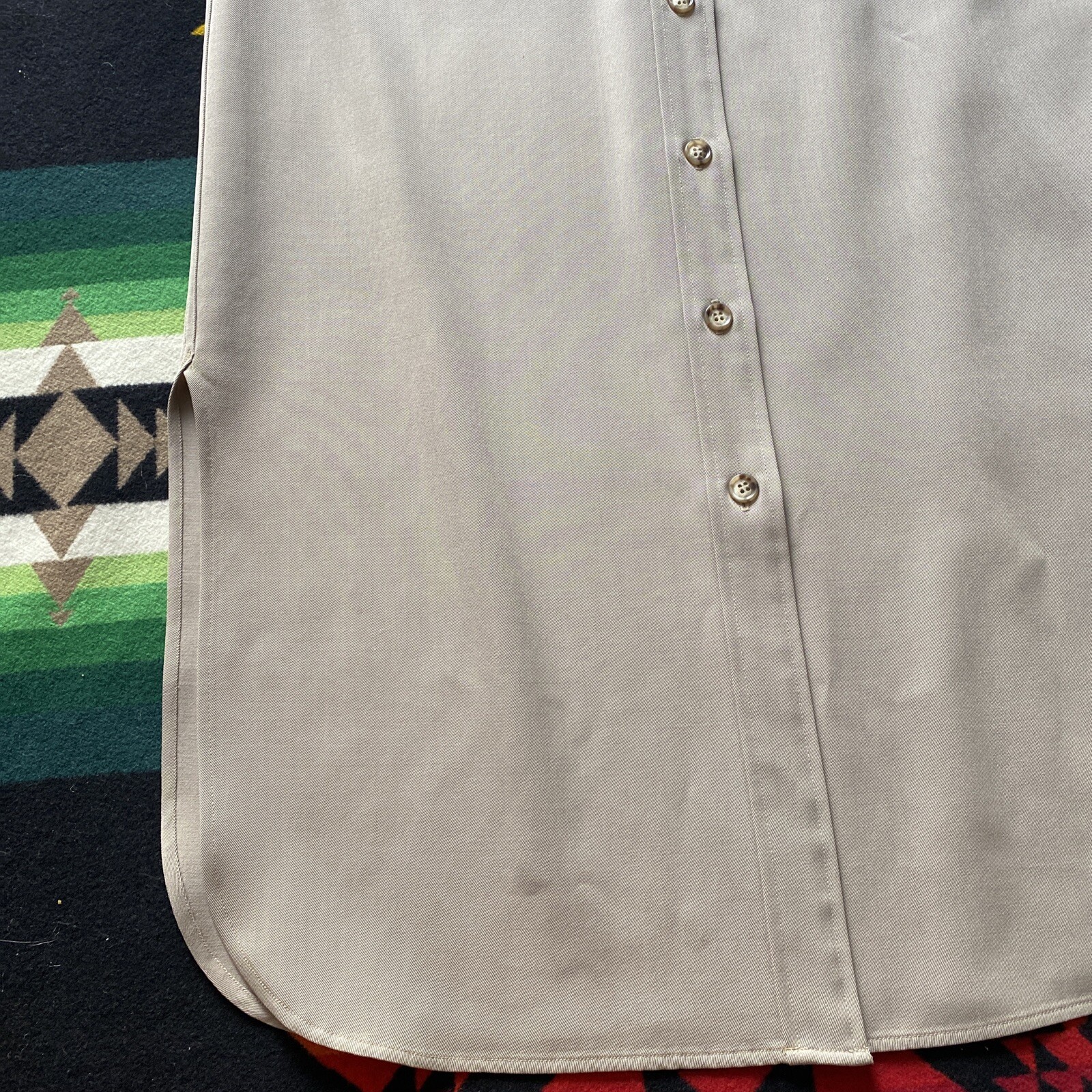 Willis & Geiger Outfitters Womens VTG Safari Khaki Trenc Serengeti Dress Sz 4-6