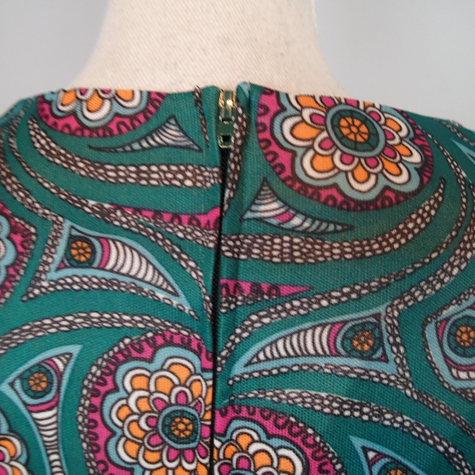 vtg Hoot Owl Groovy Floral maxi Dress sz 13 m/l 70s Chic Prairie Festival long